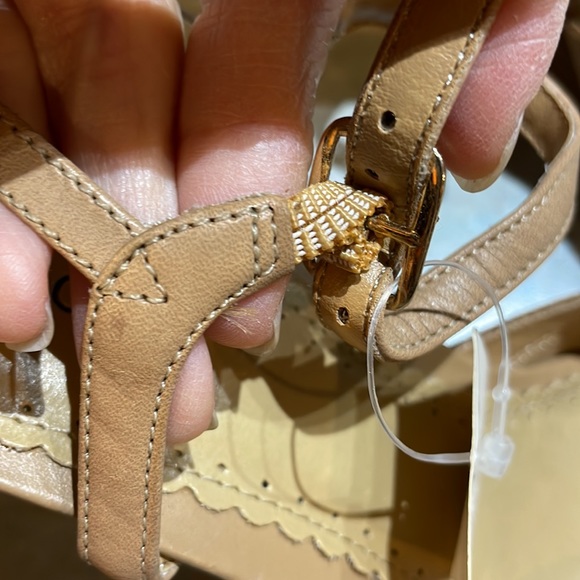 Merona tan wedge heel sandals (sz 8 1/2) - Picture 7 of 12